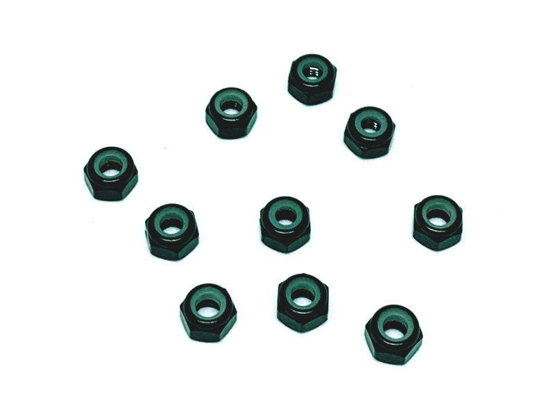 RCE3153BK-Nylon-Lock-Nut-M3-10pcs