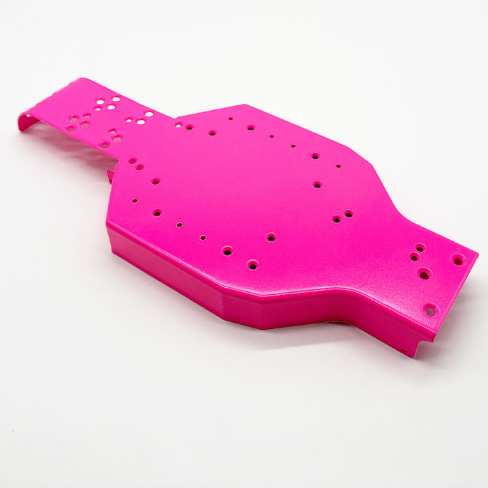 6637P - Authentic RC10 Chassis - Powdercoated in Retro Pink