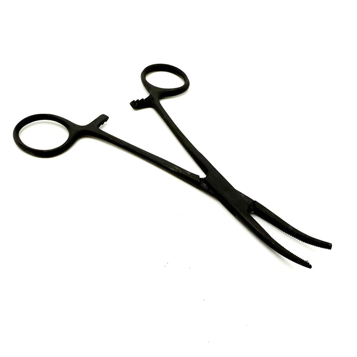 PRO7051 - 5 1/2" Locking Pliers (Hemostat), Curved, Stainless Steel (Black Finish)